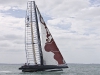 Bei mehr als 25 Knoten Wind soll das Schiff gut zu beherrschen gewesen sein. © Gilles Martin-Raget/www.americascup.com 