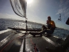 ...bei Platscherwelle schlägt ständig dieser blöde Trapeztampen ins Auge. Aber am Ende... © SegelReporter.com
