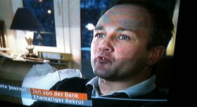 Backe als Gorch Fock Experte im ZDF heute journal. © C. Kemmling