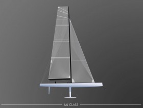 Die MJ Class basiert auf Alinghis America´s Cup Plänen für eine neue Klasse.