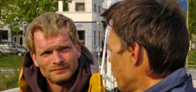 Andreas Gabriel im Interview mit SegelReporter vor dem Start. © SegelReporter.com