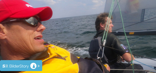 Fast wie im FD. Wieder vereint an Draht und Rohr. Jollen-Revival im 505er. © SegelReporter.com