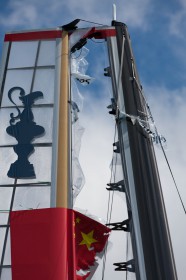 Der Schaden ist deutlich größer als bei bisherigen AC45 Überschlägen. © ACEA/Gilles Martin-Raget