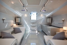 Moderne Einrichtungsversion der Vismara 46. © Baltic Yachts