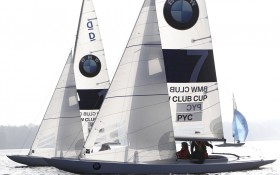 Schöne Optik. Die Großsegel wurden vom Veranstalter gestellt. © BMW Yachtsport
