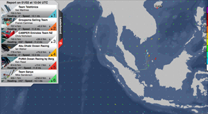 Volvo Ocean Race Tracker Leg3