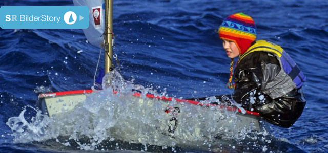 50 Deutsche Opti-Kids waren beim kalten Auftakt in Palamos (ESP) am Start. © AlfredFarre.com