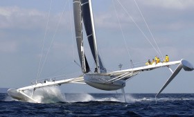 "Hydroptère": Immer noch das schnellste Segelboot der Welt. © G. Martin-Raget