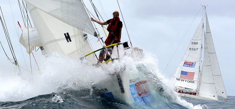 "Geraldton Western Australia" in besseren Tagen vor dem Unfall. © Clipper Race "Geraldton Western Australia" in besseren Tagen vor dem Unfall. © Clipper Race