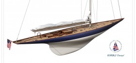 Der erste J-Class Holz Neubau "Cheveyo" nach dem Vorbild der "Ranger". © S&S