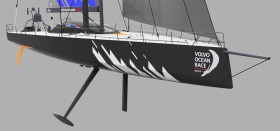 Rendering vom neuen Farr Einheits VOR65 für das nächste Volvo Ocean Race. © VOR