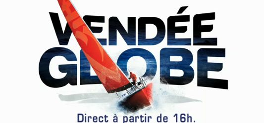 Vendee live. Ankunft von Jean-Pierre Dick