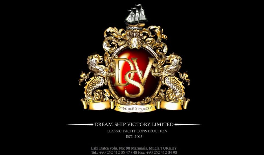 Die 2005 im türkischen Marmaris gegründete Werft setzt mit ihrem opulenten Logo mächtig auf Tradition  © Dream Ship Victory Limited