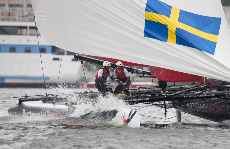... für den neuen schwedischen Challenger of Record Artemis mit einem Punkt.  © Lloyd Images