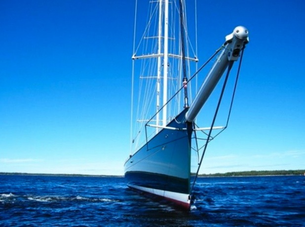 ...Tuch macht die 67 Meter Yacht eine ordentliche Figur. © Baltic Yachts