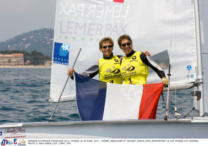 Die Franzosen Leboucher/Garos gewannen überlegen mit 21 Zählern vor den Zweiten. © Guillaume Durand DPPI/FFV