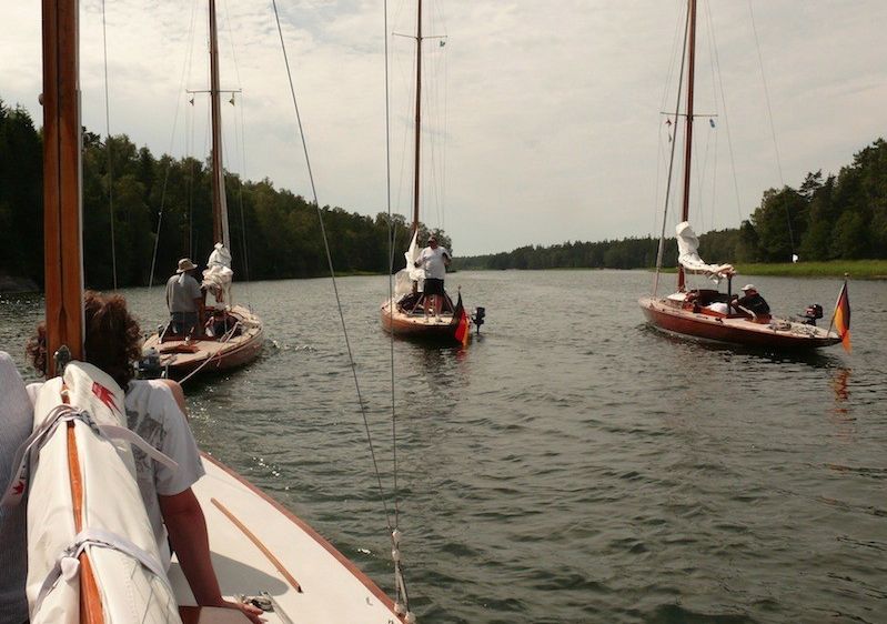 Der Traum vieler Segler: Mit richtigen Booten durch die schwedischen Schären püttern.  © Bootsschuppen