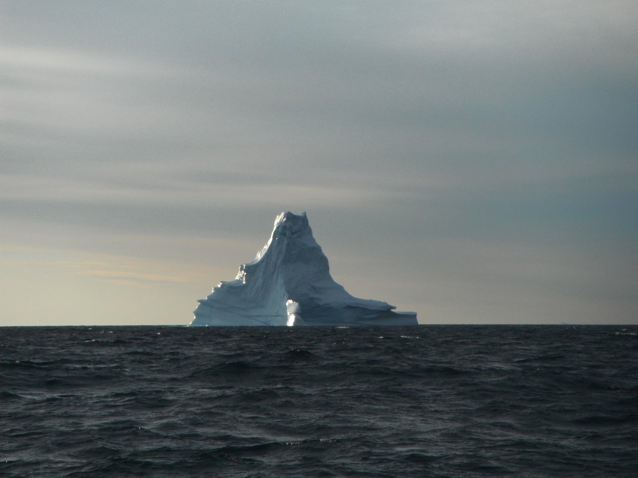 ...bis hoch in den Norden in die Welt der imposanten Eisberge... © M. Rutherford