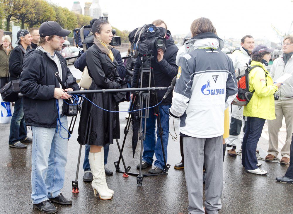 So sehen russische TV-Interviewerinnen aus.   © onEdition