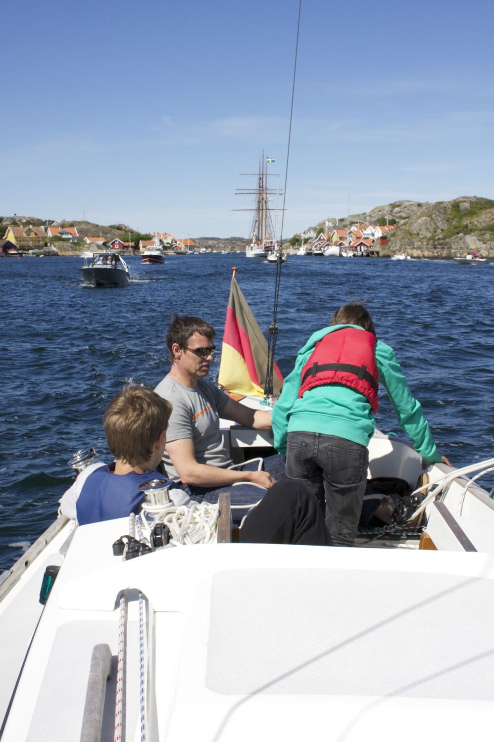 Von Mollösund nach Marstrand. Das Fahrwasser ist schmal... © SegelReporter