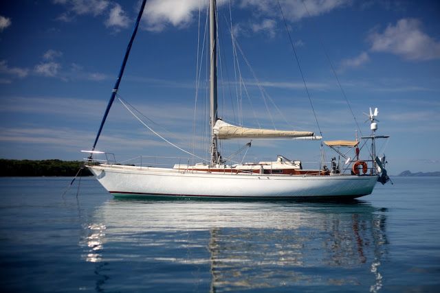 Der 1971 gebaute 43 Fuß lange ex Ozean Racer... © sailingaroundtheglobe.blogspot.com