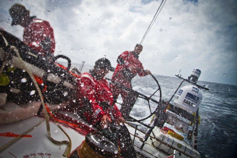 ...aber am Ende verlief der harte Kreuzkurs äußerst enttäuschend. An der Spitze... © Amory Ross/PUMA Ocean Racing/Volvo Ocean Race