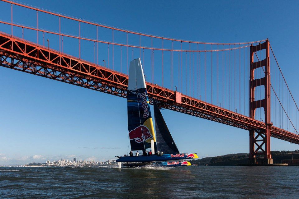 Jugend Racing unter der Golden Gate Brücke. Ein Traum für die Nachwuchscrews. © Gilles Martin-Raget