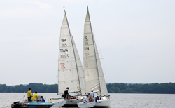 Erstes Club Match Race am Plöner See