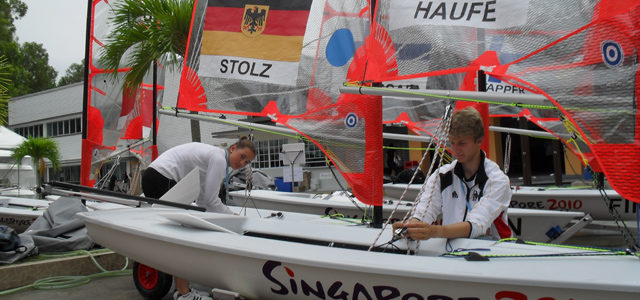 Constanze Stolz zieht Halbzeitbilanz bei Jugend Olympia in Singapur