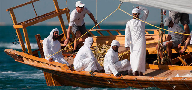 Schümi und Co messen sich beim Dhau segeln vor Dubai