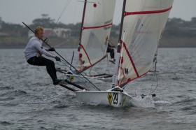 49er Segler Julian Ramm segelt bei der Musto Skiff WM auf Anhieb auf Rang sieben. © Shane Baker Photographs/photo@shanebaker.net