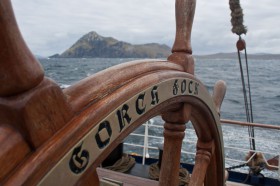 Kap Hoorn querab. Die "Gorch Fock" rundete am 14 Januar erstmals in ihrer 52-Jährigen Geschichte Kap Hoorn. © Bundeswehr, Yvonne Knoll