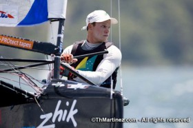 Der Doppelweltmeister im 49er avanciert zum mit dem Moth-Titel zum Segel-Superstar. © Th. Martinez