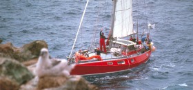 Die "Freydis" in besseren Zeiten. Das berühmte Schiff von Heide und Erich Wilts ist wohl verloren. © www.seefieber.de