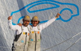 Pachi Rivero und Toñio Piris belegen nach konstanter Leistung Rang drei beim Barcelona World Race. © FNOB