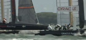 Spiel mit der Beschleunigung. Beim "Fishtailing" versucht Oracle vor dem Start so gerade die Überlappung von Artemis zu verhindern. Die dürften sonst luven.