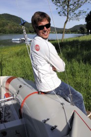 Freels letzter 420er. Hier hing er mit 15 Jahren am Draht. Nun geht es über den großen Teich. © Michael Kunst