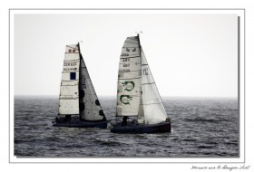 Freels beim Training mit seiner Pogo 2 von 2006. Sie wurde schon zweimal vierte beim Mini Transat. © privat