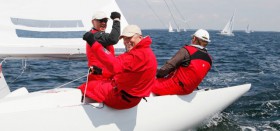 Die Dänen freuen sich über den Titelgewinn mit einem überlegenen Sieg im letzten Rennen. © www.segel-bilder.de/Dragon Grand Prix