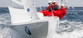 North-Chef Jens Christensen mit seiner Crew auf dem Weg zum Drachen EM-Titel. © www.segel-bilder.de/Dragon Grand Prix