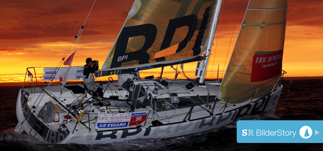 Jérémy Beyou siegt bei seiner zwölften Solitaire du Figaro Teilnahme und erlebt faszinierende Momente. © Courcoux-Marmara/Le Figaro