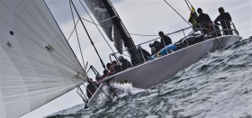 Die "Ran" war Nutznießer der harten Bedingungen zu Beginn des Rolex Fastnet Races und gewann nach berechneter Zeit. © Rolex/Carlo Boerlenghi