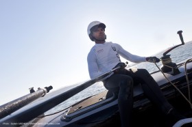 Darren Bundock übernimmt in San Diego das Steuer des zweiten Oracle-Kats von Russell Coutts. © Guilain Grenier/oracleracing.com