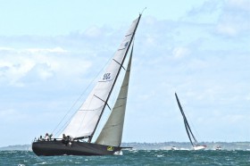 Die Rogers 46 "Varuna" ist eine der schnellsten deutschen Yachten. Knieriem soll einen noch schnelleren 51 Fußer mit gleichem Namen bauen. © B.J. Wilson