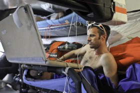 Groupama Skipper Franck Cammas muss eine schwere Schlappe verarbeiten. © Yann Riou/Groupama Sailing Team/Volvo Ocean Race