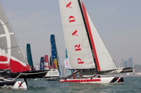 Der Brite Paul Campbell James ist besonders motiviert, seit er mit Prada auch eine America's Cup Zukunft hat.© Lloyd Images