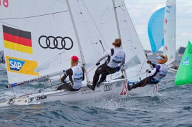 Tina Lutz und Susann Beucke verlieren die Olympiaqualifikation tragisch um einen Punkt. © Christophe Favreau