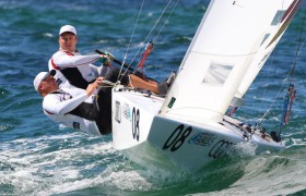 Robert Stanjek und Frithjof Kleen holen mit Platz drei im Medalrace die Silbermedaille bei der WM. © Paul Kane