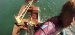 Video Fundstück: Kite-Sprung vom 40 Meter Wrack-Kran