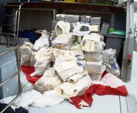 1,1 Tonnen Kokain wollte ein Schmuggler Paar aus Föhr mit einer Segelyacht aus der Karibik nach Europa transportieren. © BKA